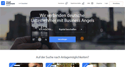 Desktop Screenshot of angelinvestmentnetz.de
